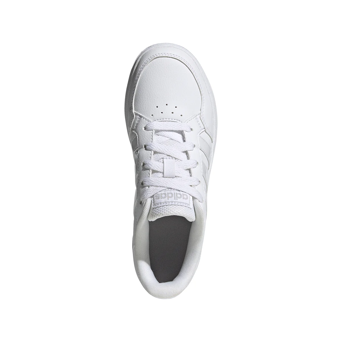 Sneakers bianche con soletta ammortizzata in EVA adidas Breaknet K - Image 4
