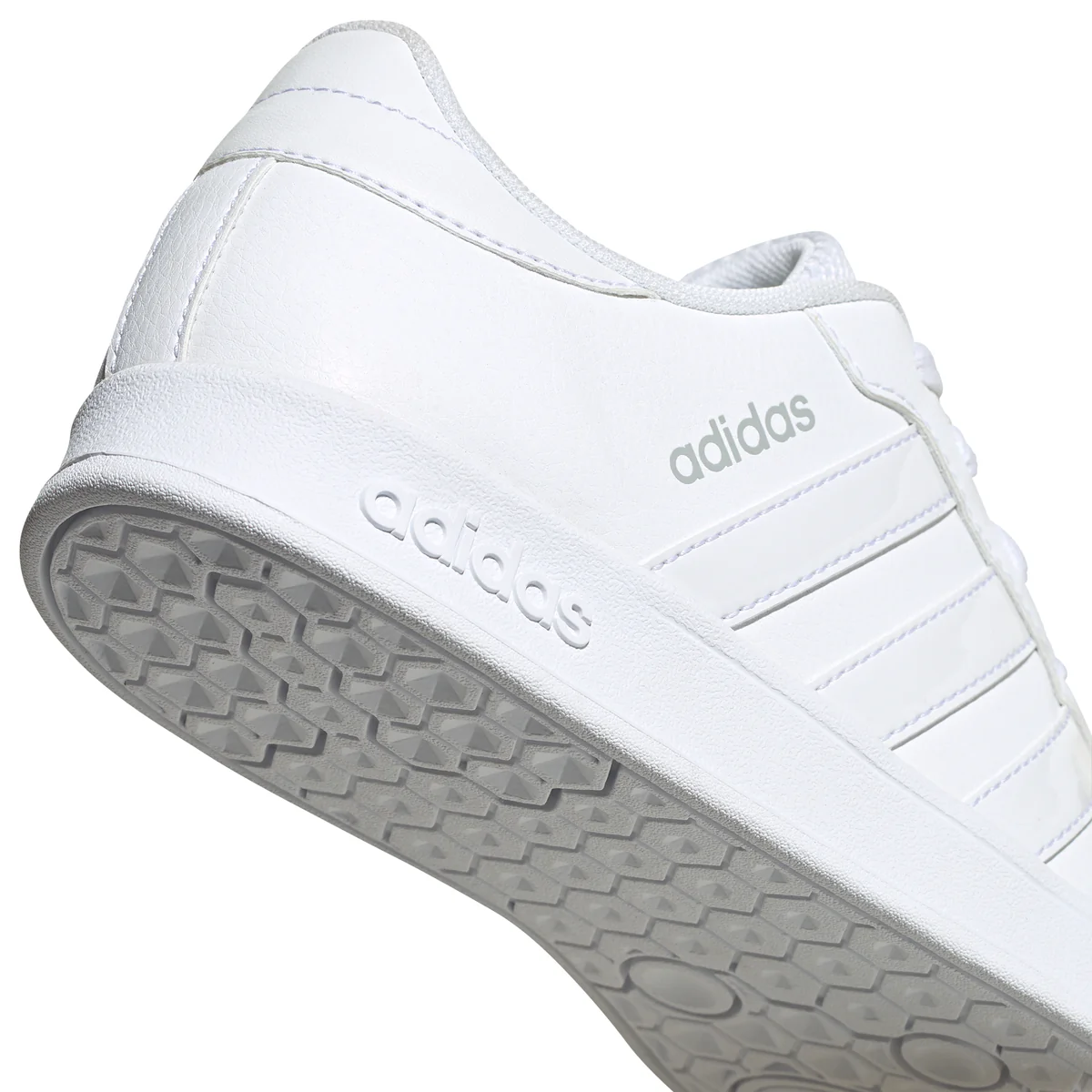 Sneakers bianche con soletta ammortizzata in EVA adidas Breaknet K - Image 6