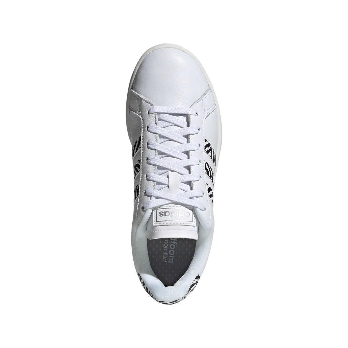 Sneakers bianche con dettagli animalier adidas Grand Court - Image 5