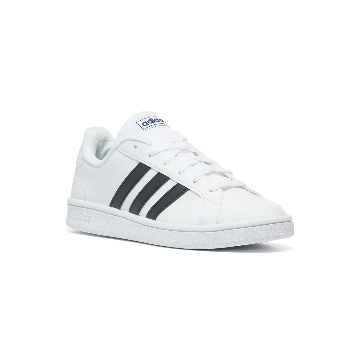 Sneakers bianche con strisce a contrasto adidas Grand Court Base - Image 3
