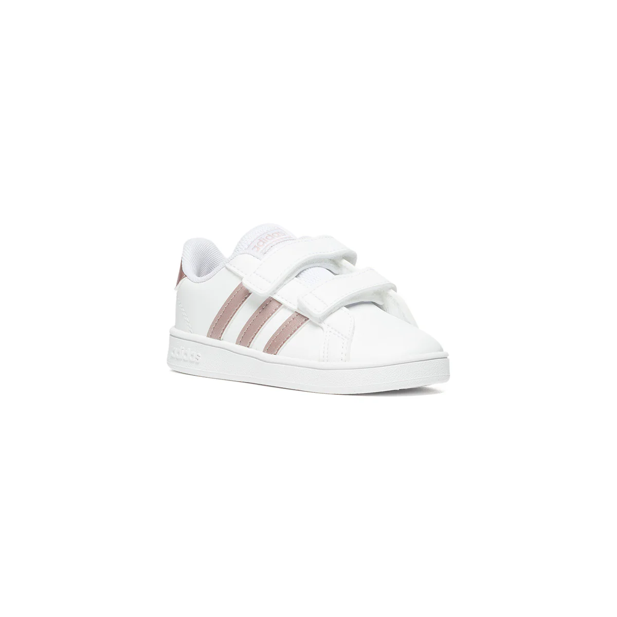 Sneakers bianche con strisce a contrasto adidas Grand Court I - Image 2