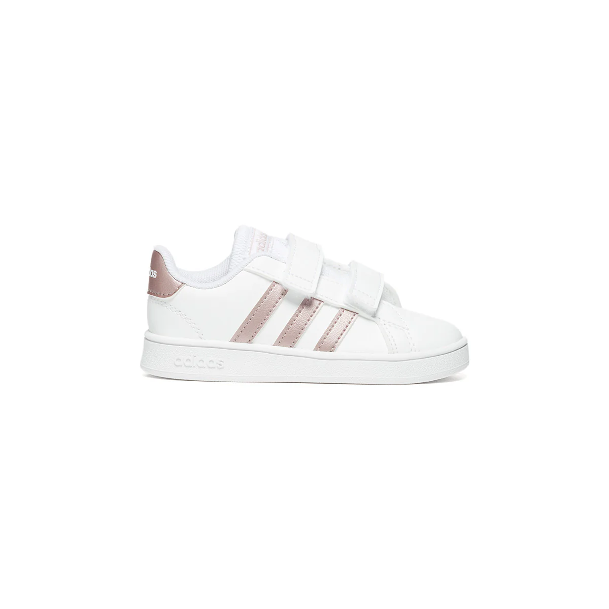 Sneakers bianche con strisce a contrasto adidas Grand Court I