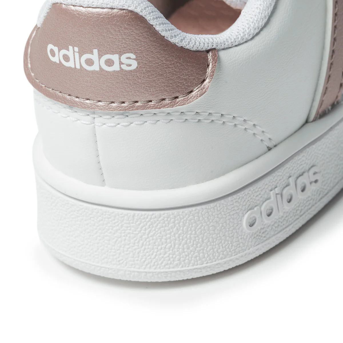 Sneakers bianche con strisce a contrasto adidas Grand Court I - Image 7
