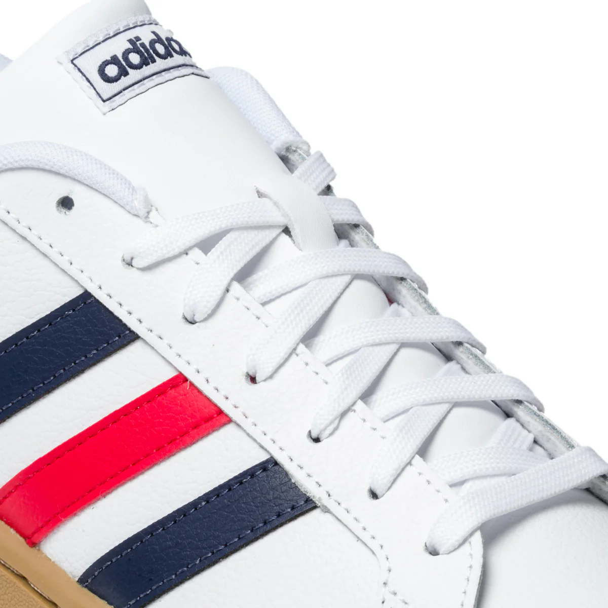 Sneakers bianche con strisce a contrasto adidas Grand Court - Image 6