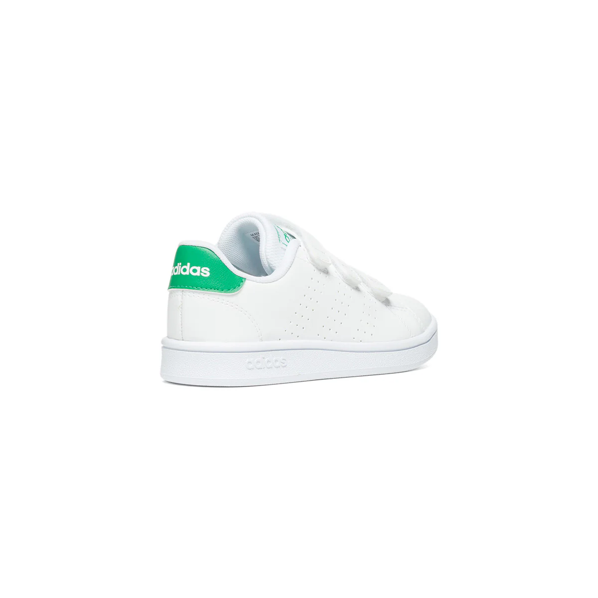 Sneakers bianche con strisce traforate adidas Advantage C - Image 3