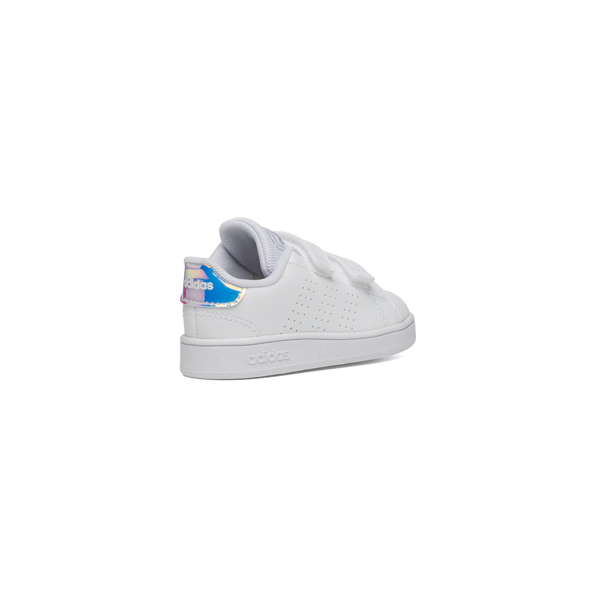 Sneakers bianche con strisce traforate adidas Advantage I - Image 3
