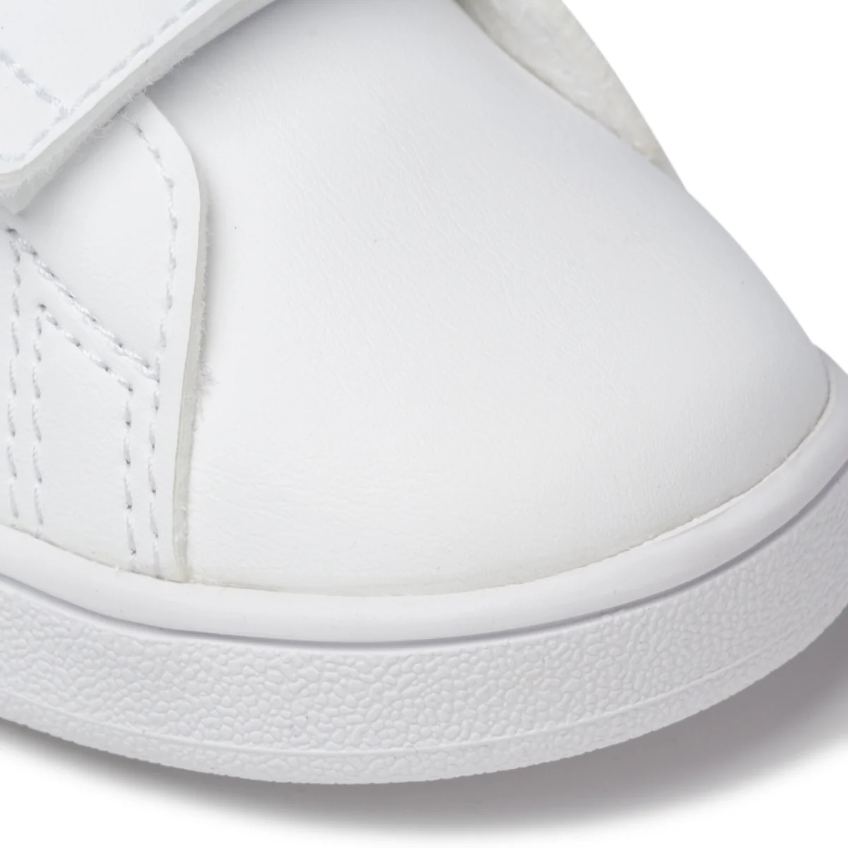 Sneakers bianche con strisce traforate adidas Advantage I - Image 5