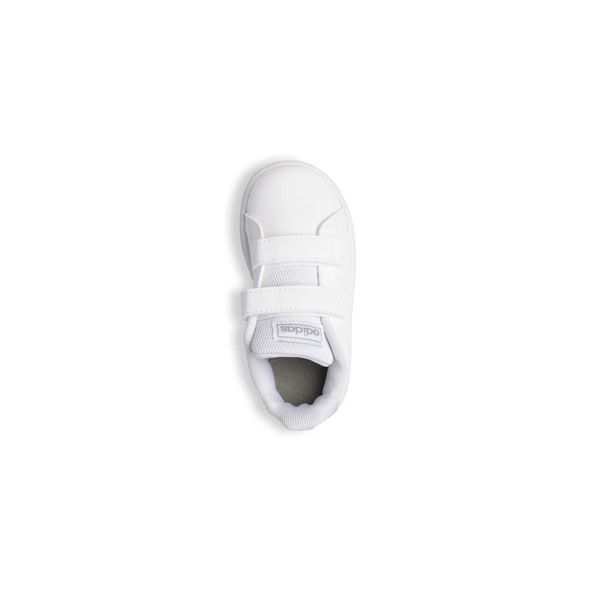 Sneakers bianche con strisce traforate adidas Advantage I - Image 8