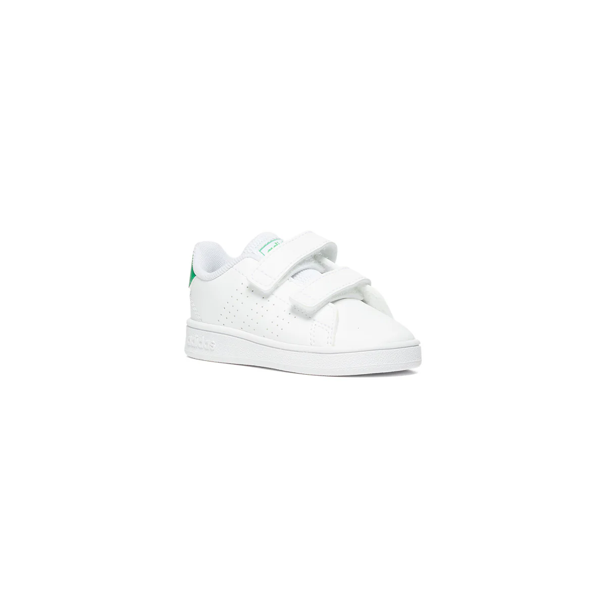 Sneakers bianche con strisce traforate adidas Advantage I - Image 2