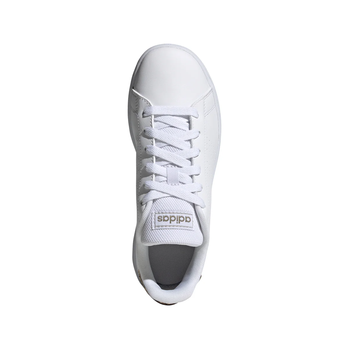 Sneakers bianche con strisce traforate adidas Advantage - Image 3