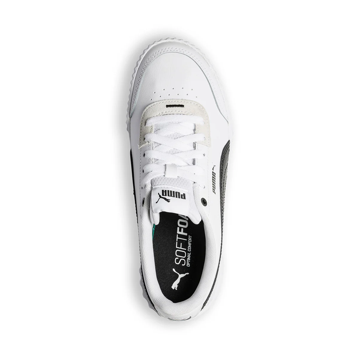 Sneakers bianche con striscia laterale a contrasto Puma Carina Lift - Image 8