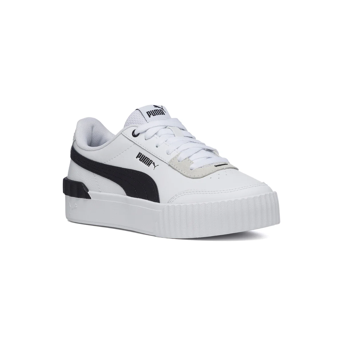 Sneakers bianche con striscia laterale a contrasto Puma Carina Lift - Image 3