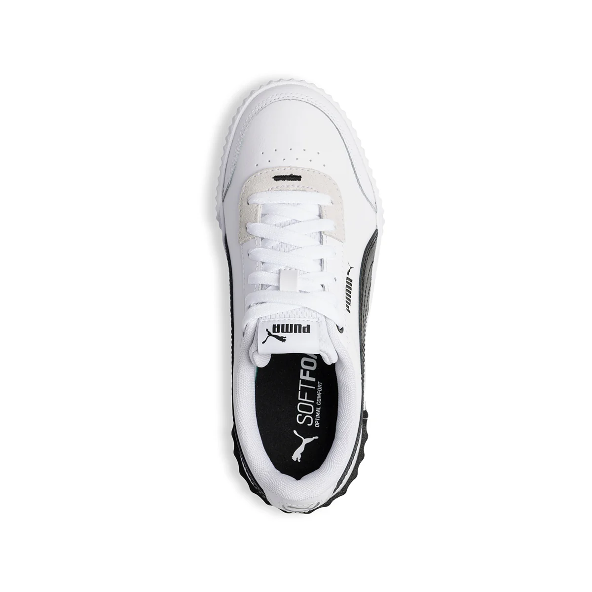 Sneakers bianche con striscia laterale a contrasto Puma Carina Lift - Image 9