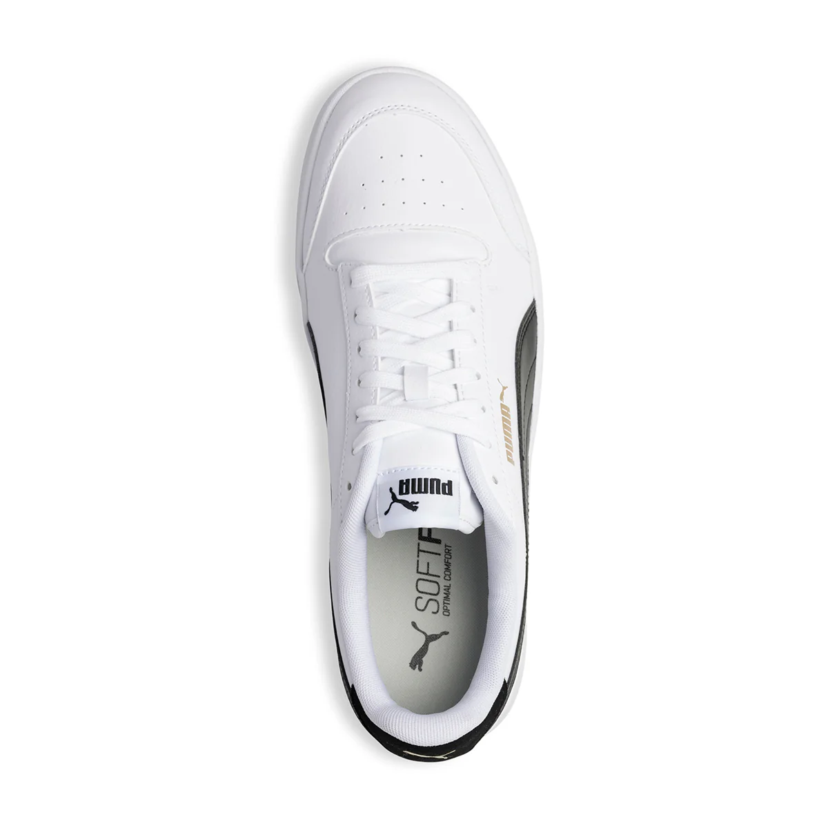 Sneakers bianche con striscia laterale a contrasto Puma Shuffle - Image 9