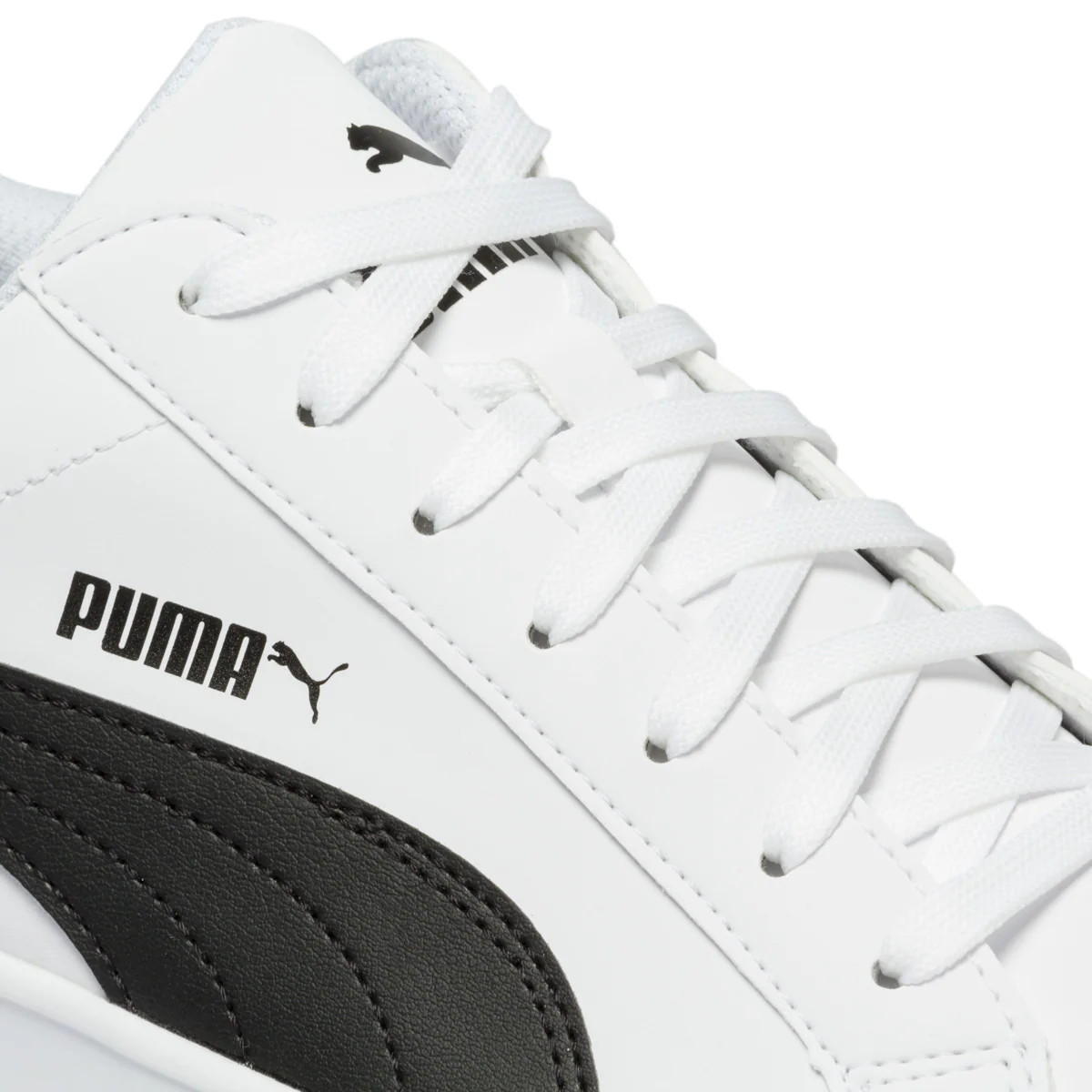 Sneakers bianche con striscia laterale a contrasto Puma Smash Vulc - Image 6