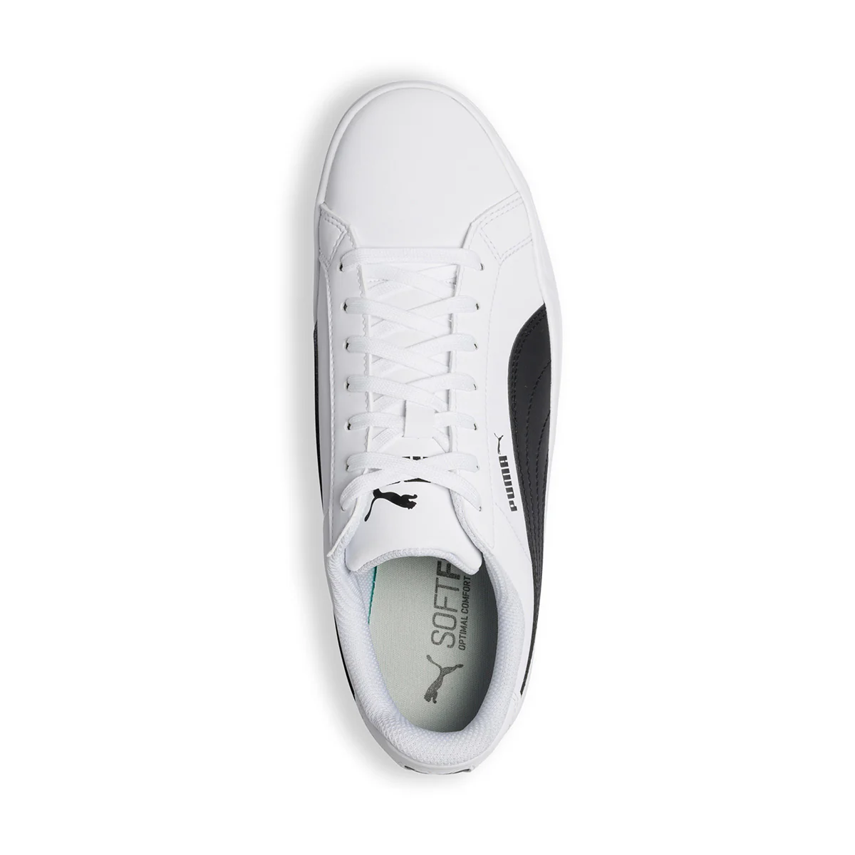 Sneakers bianche con striscia laterale a contrasto Puma Smash Vulc - Image 8