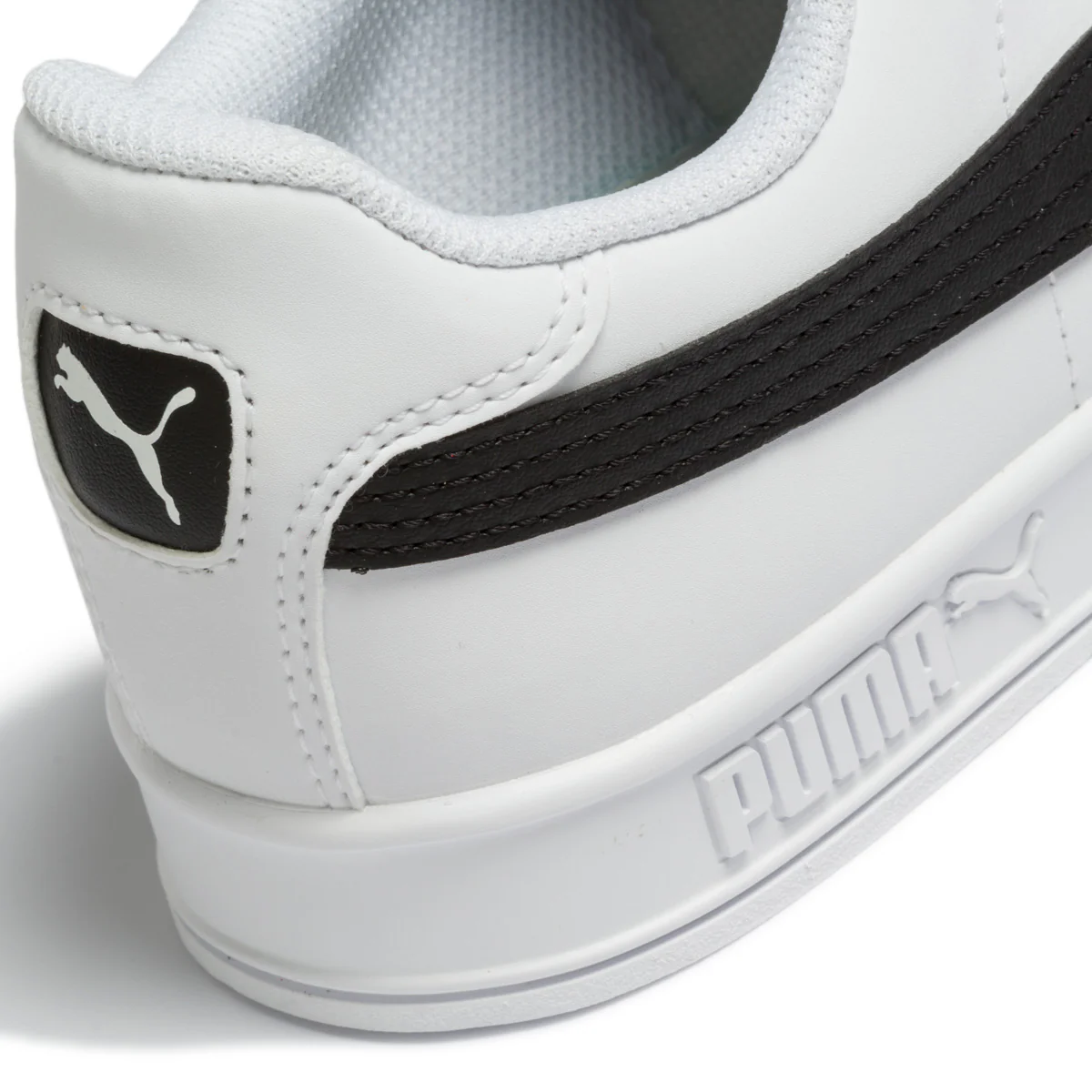 Sneakers bianche con striscia laterale a contrasto Puma Smash Vulc - Image 7
