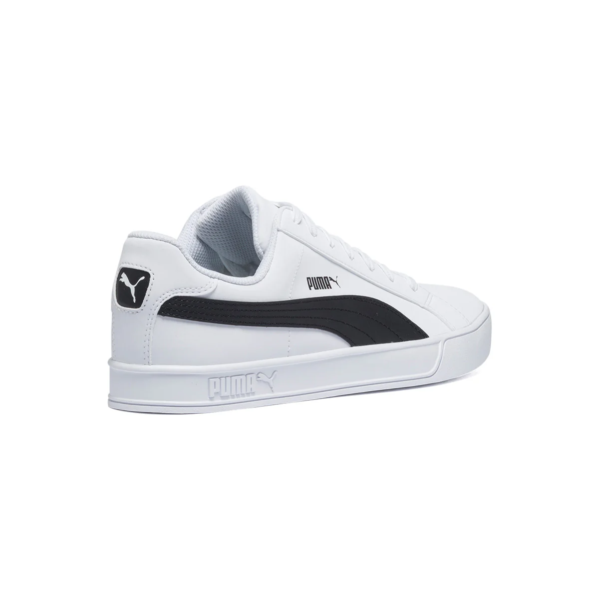 Sneakers bianche con striscia laterale a contrasto Puma Smash Vulc - Image 3