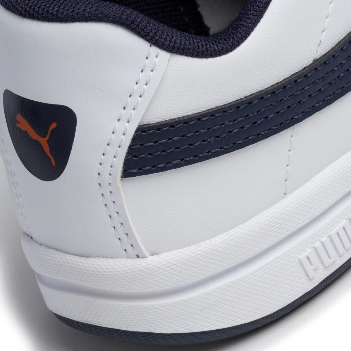 Sneakers bianche con striscia laterale blu Puma Stepfleex 2 Sl Ve V Ps - Image 7