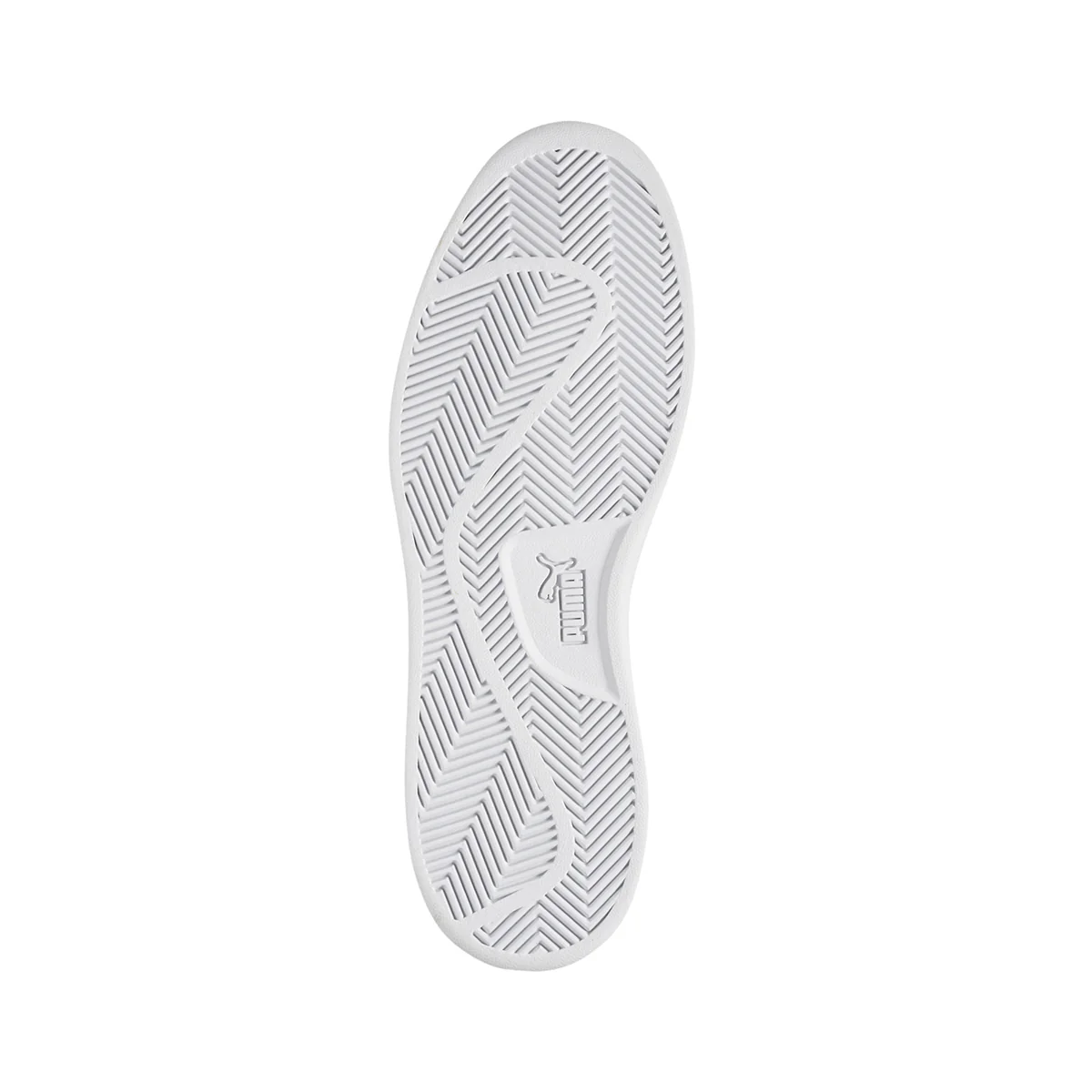 Sneakers bianche con striscia laterale Puma Smash V2 L Jr - Image 4