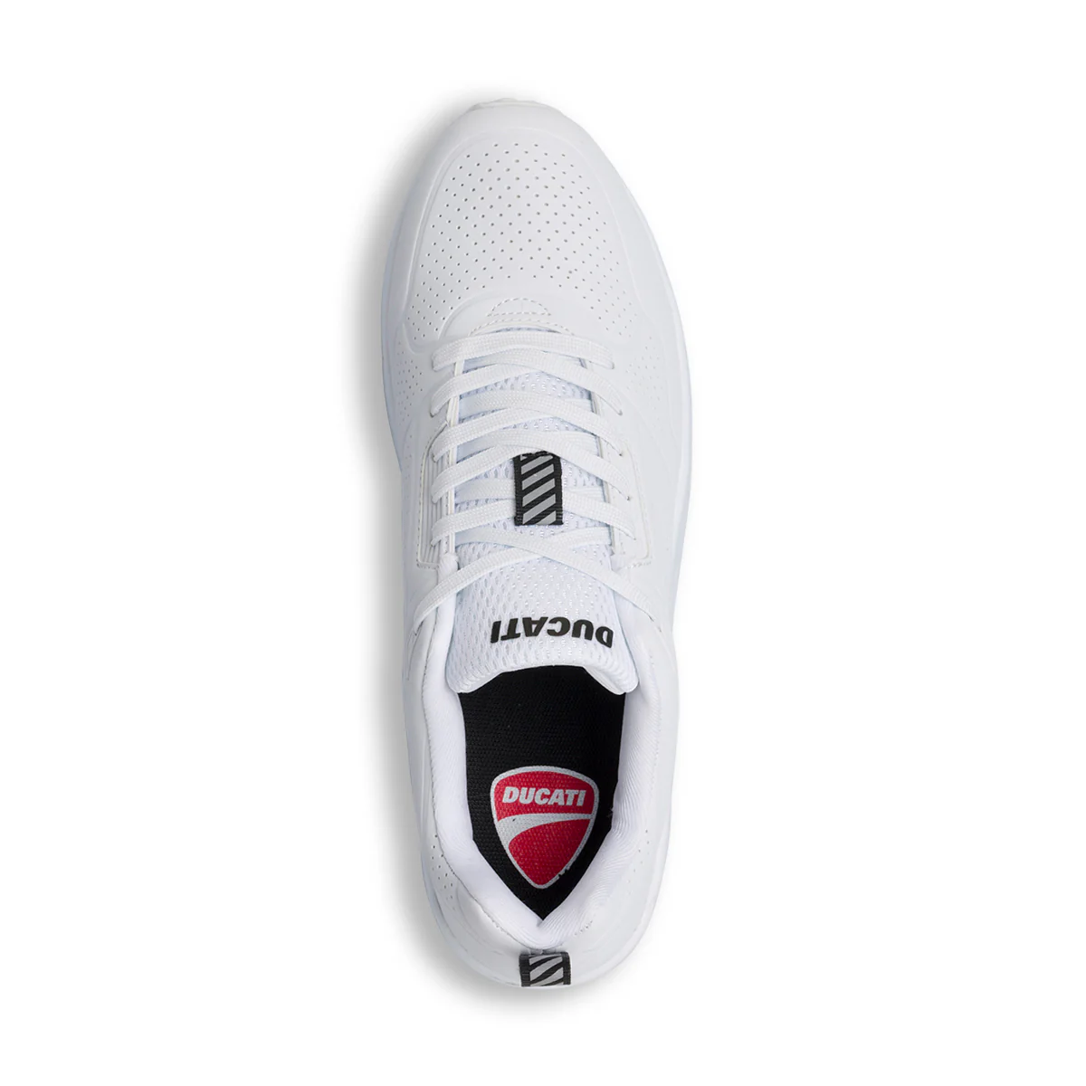 Sneakers bianche con suola ad aria e dettagli traforati Ducati Albacete 2 - Image 9