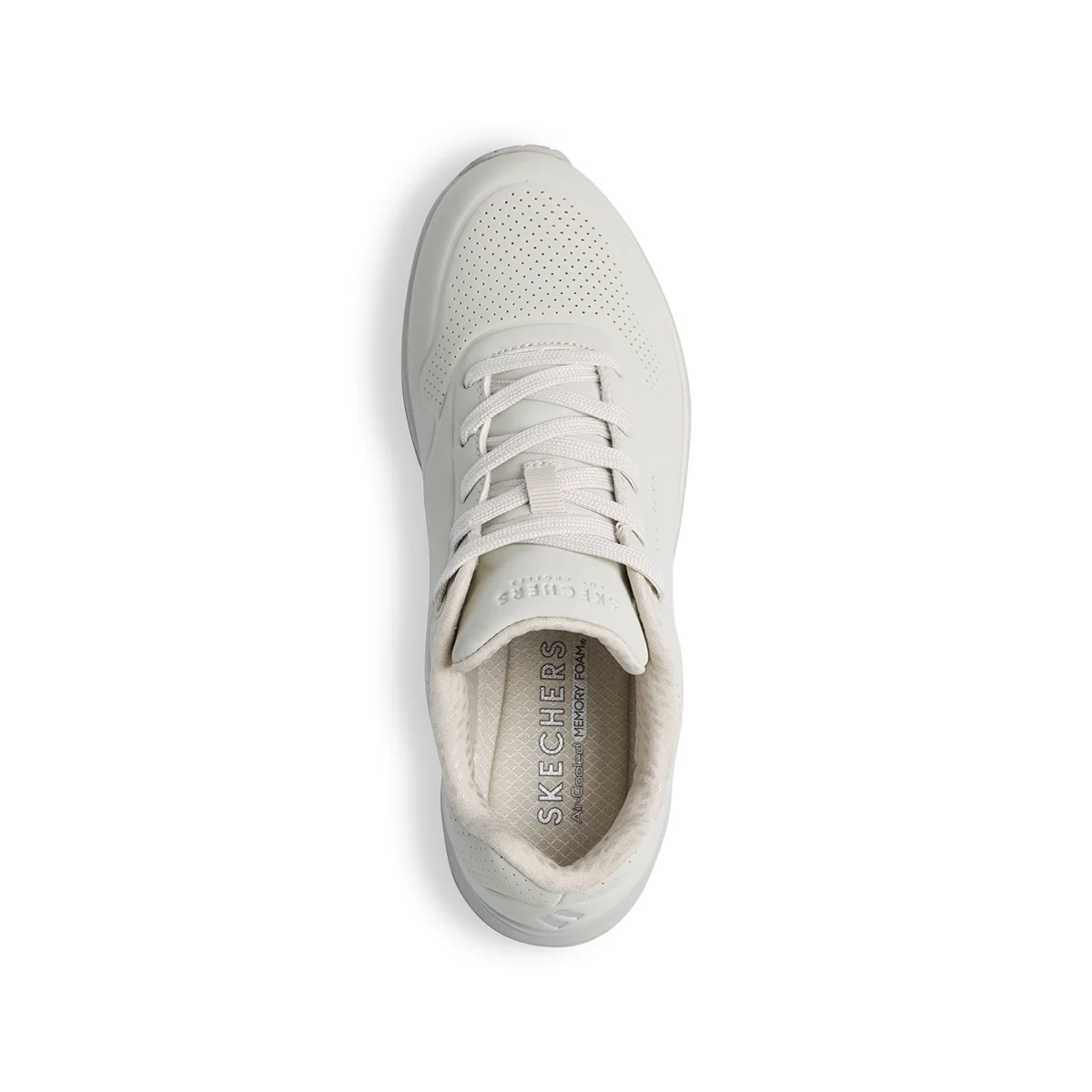 Sneakers bianche off white con suola ad aria Skechers Uno - Image 5