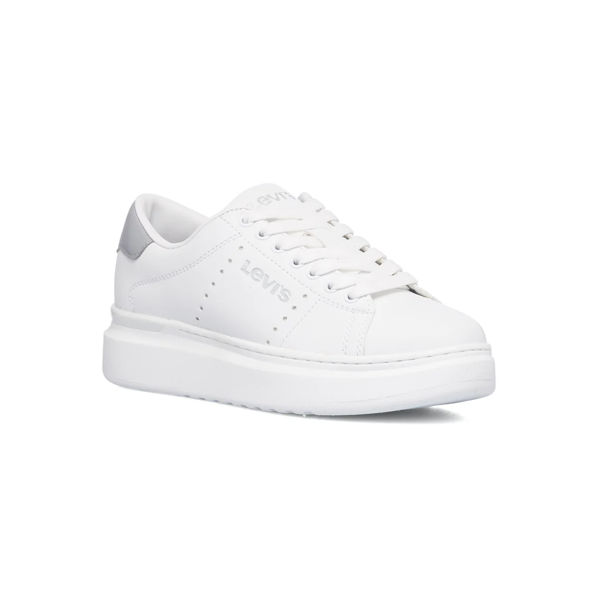 Sneakers bianche con suola alta Levi's Ellis Max - Image 2