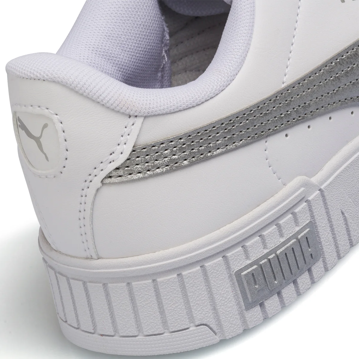 Sneakers bianche con suola platform Puma Carina 2.0 - Image 7