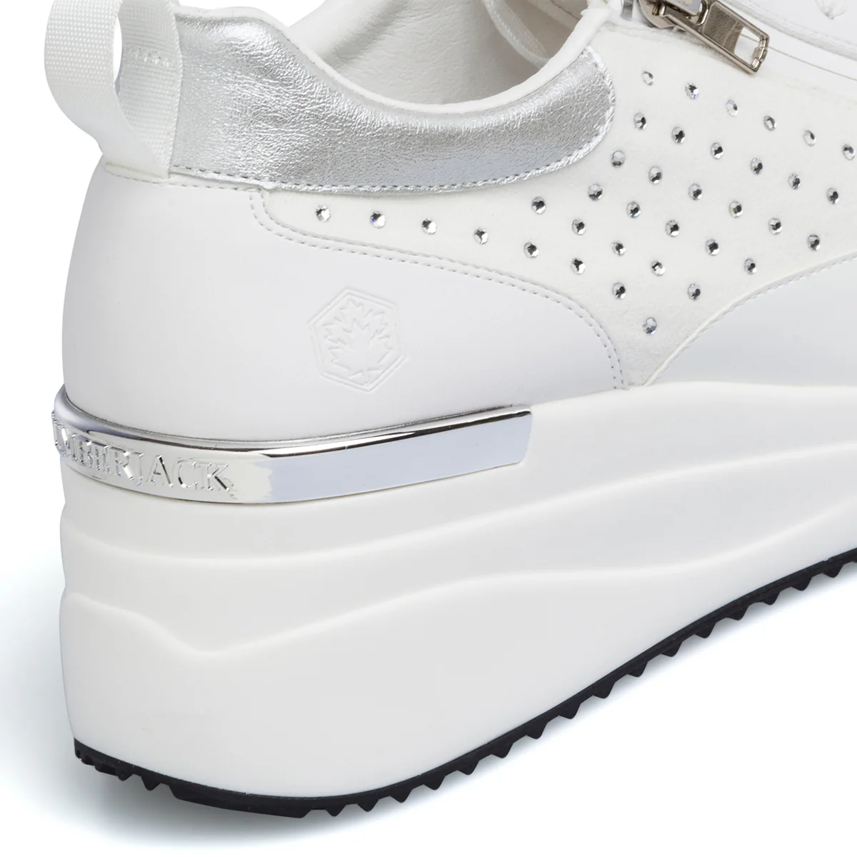 Sneakers bianche con zeppa da donna Lumberjack Kendal - Image 7