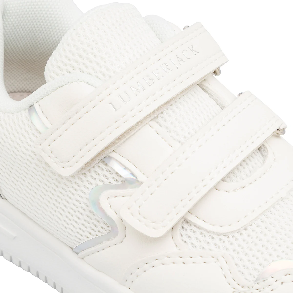 Sneakers Bianche da Bambina con chiusura a strappo Lumberjack - Image 4