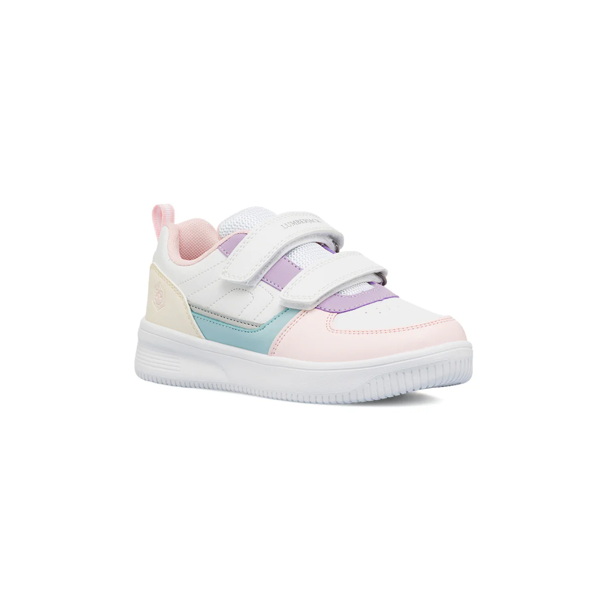 Sneakers Bianche da Bambina con Chiusura a Strappo Lumberjack - Image 2