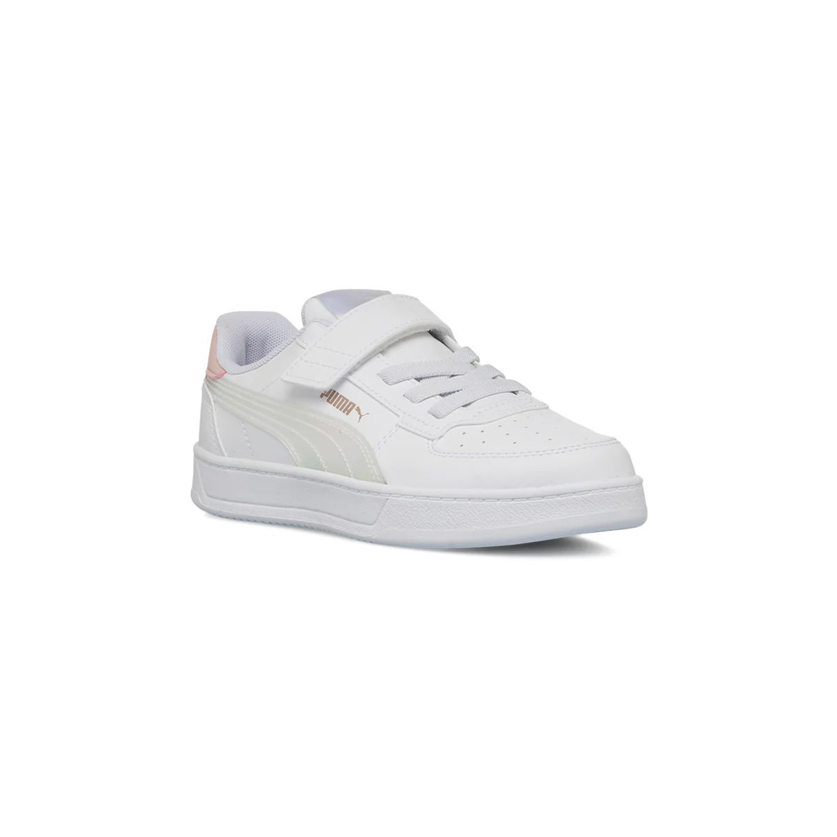 Sneakers bianche da Bambina con chiusura a strappo Puma - Image 2