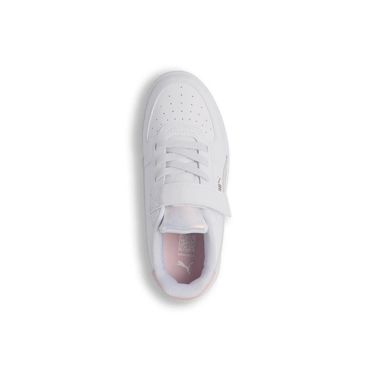 Sneakers bianche da Bambina con chiusura a strappo Puma - Image 5