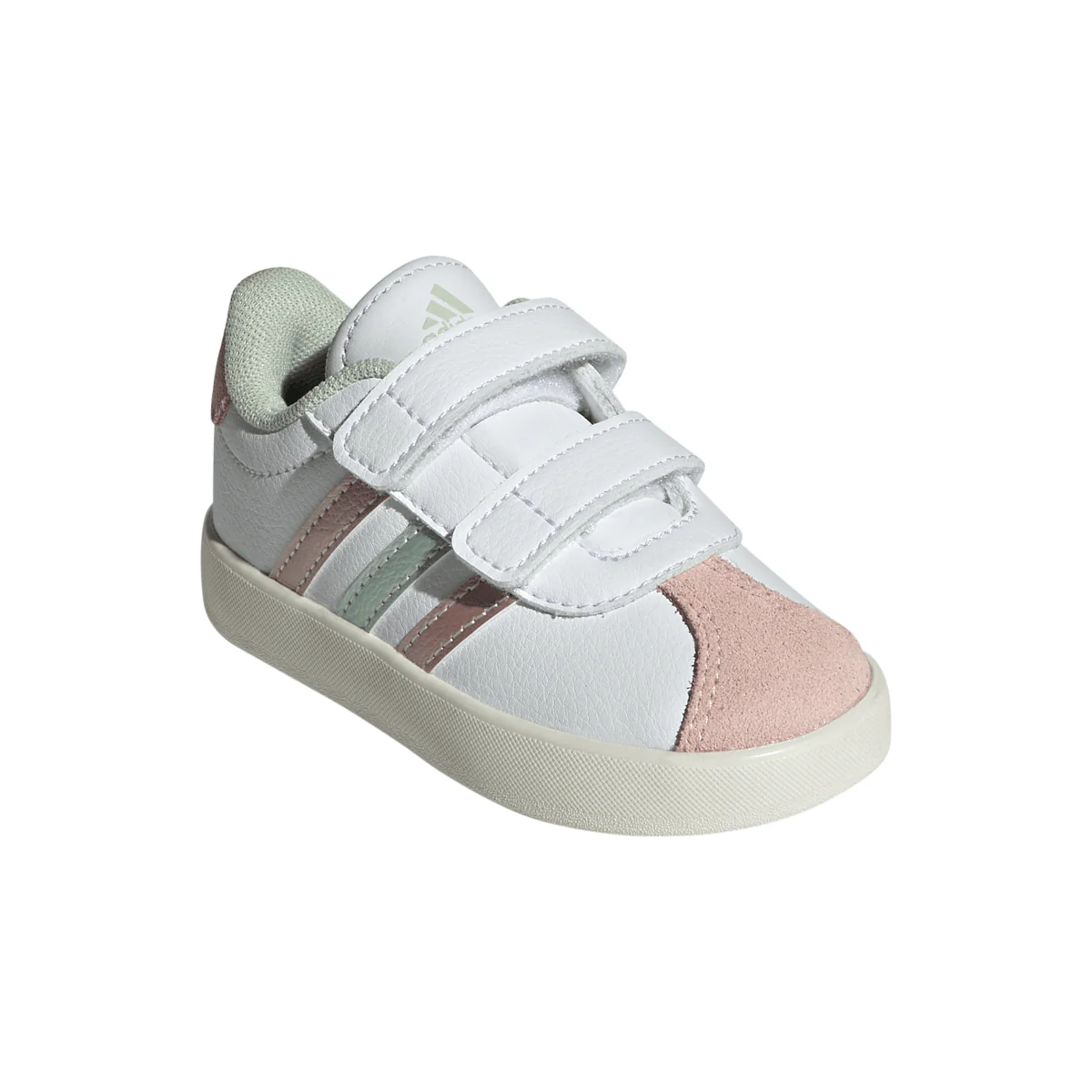 Sneakers bianche da Bambina con chiusura a strappo VL COURT 3.0 adidas - Image 2