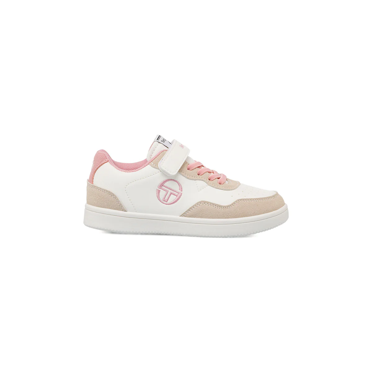 Sneakers bianche da Bambina con dettagli rosa Sergio Tacchini