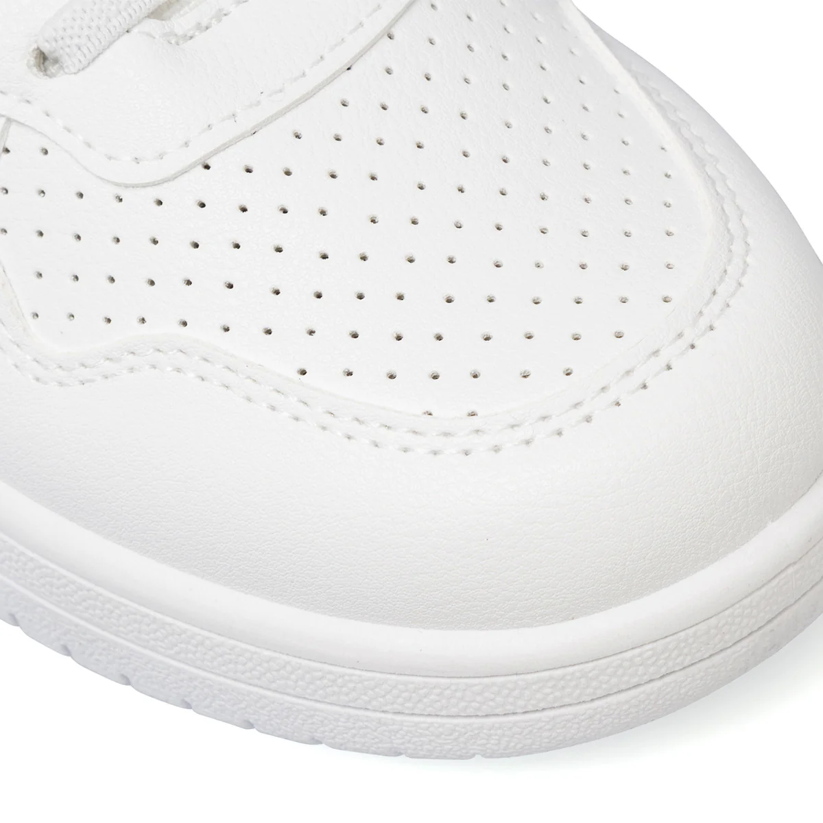 Sneakers bianche da bambina con dettaglio laminato Enrico Coveri - Image 5