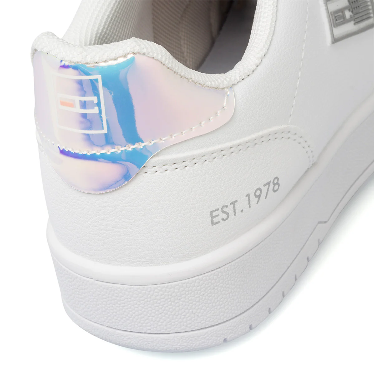 Sneakers bianche da bambina con dettaglio laminato Enrico Coveri - Image 7