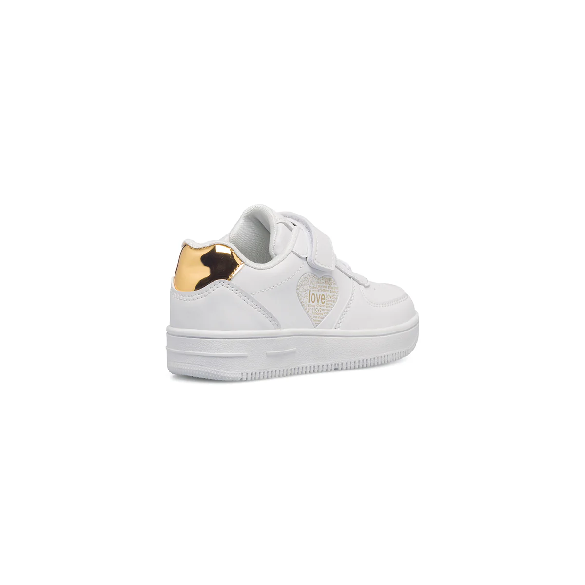 Sneakers bianche da bambina con dettaglio laminato Le scarpe di Alice - Image 3