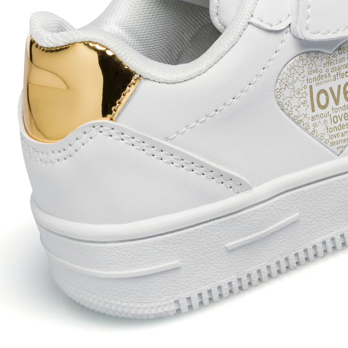 Sneakers bianche da bambina con dettaglio laminato Le scarpe di Alice - Image 7