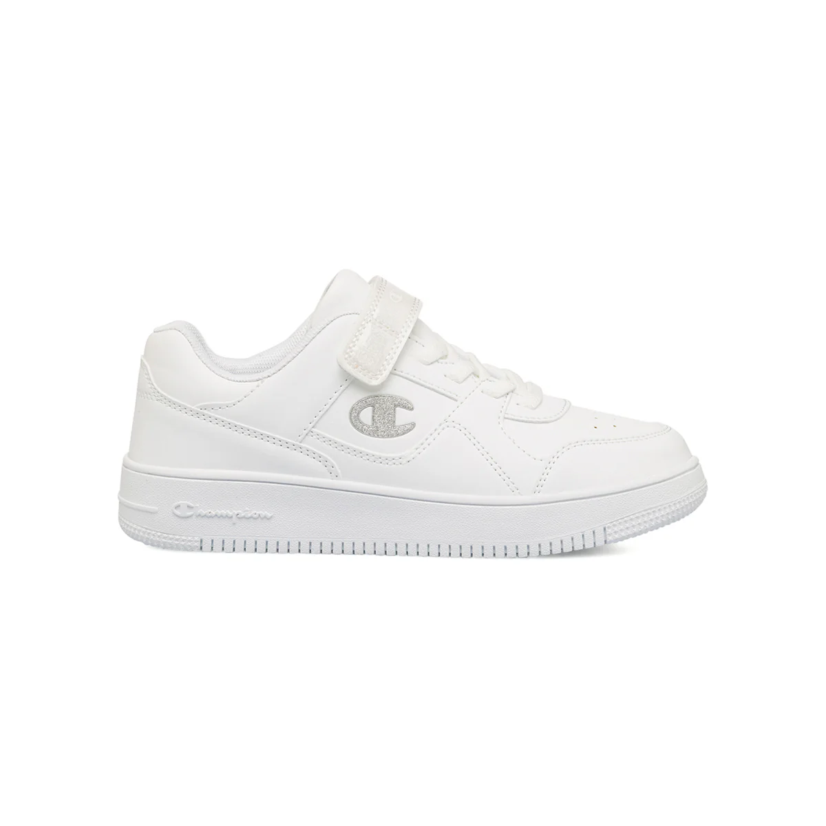 Sneakers bianche da Bambina con dettaglio logo laterale Champion Low G PS