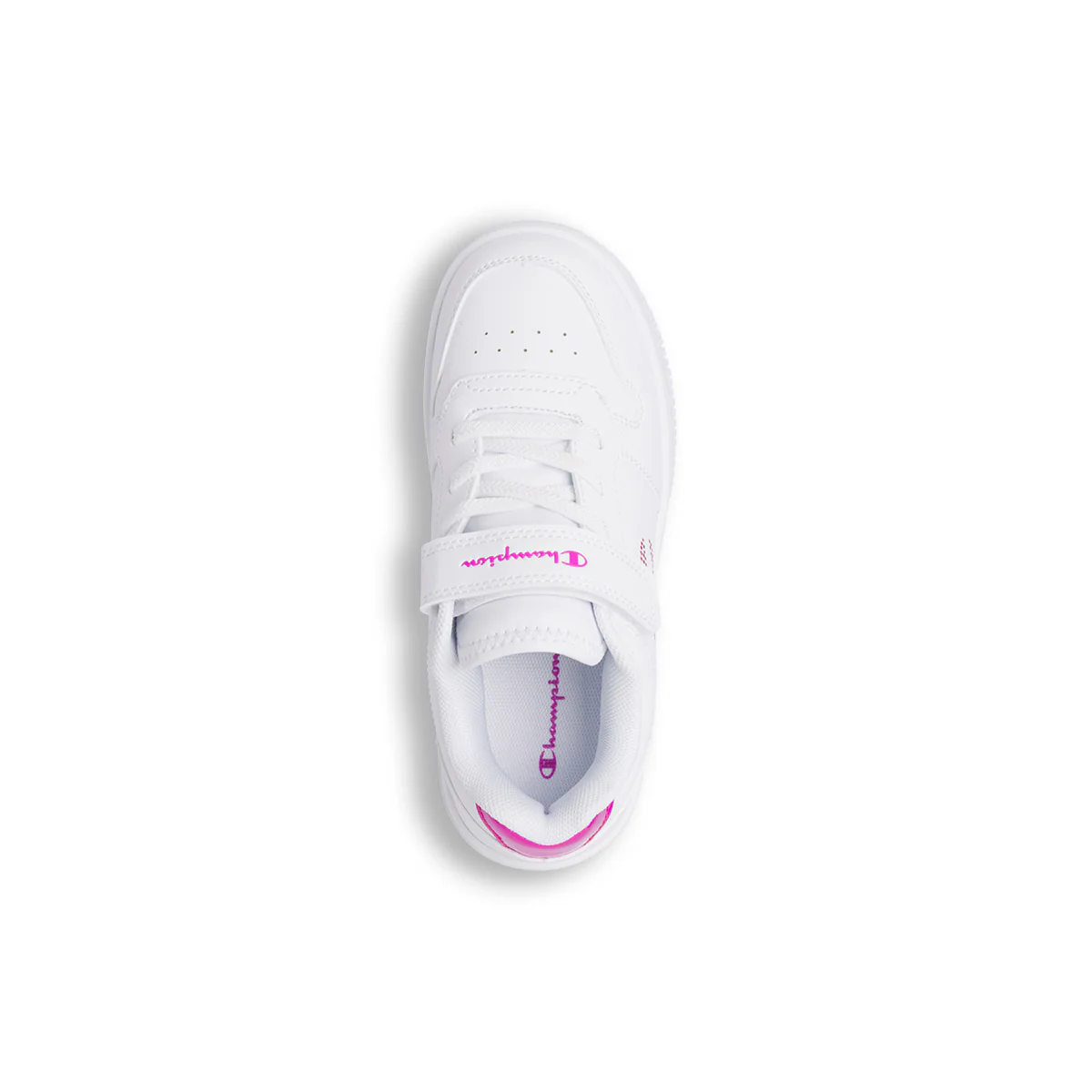 Sneakers bianche da Bambina con dettaglio logo glitter Champion Platform - Image 5