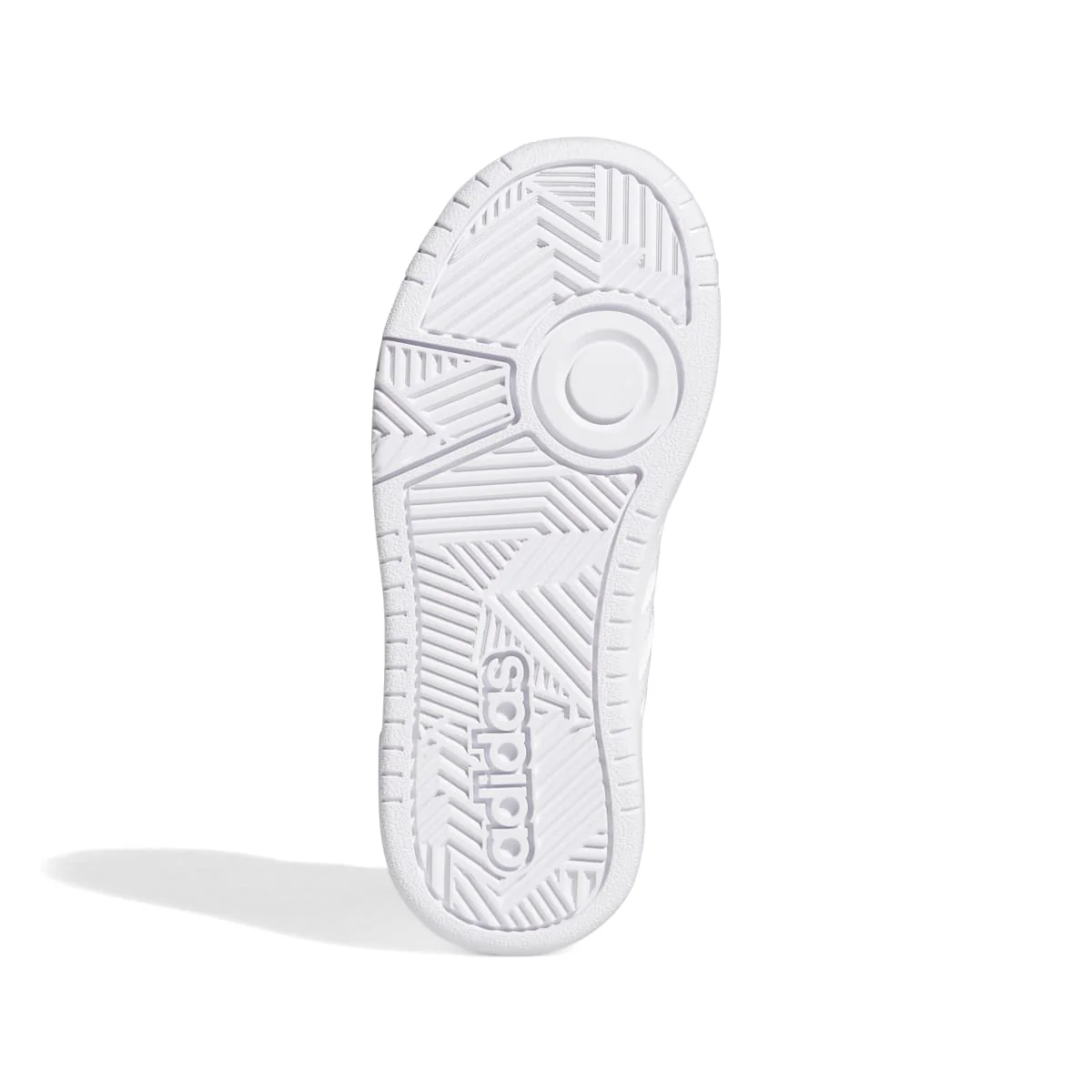 Sneakers bianche da bambina con doppio velcro adidas Hoops 3.0 CF C - Image 3