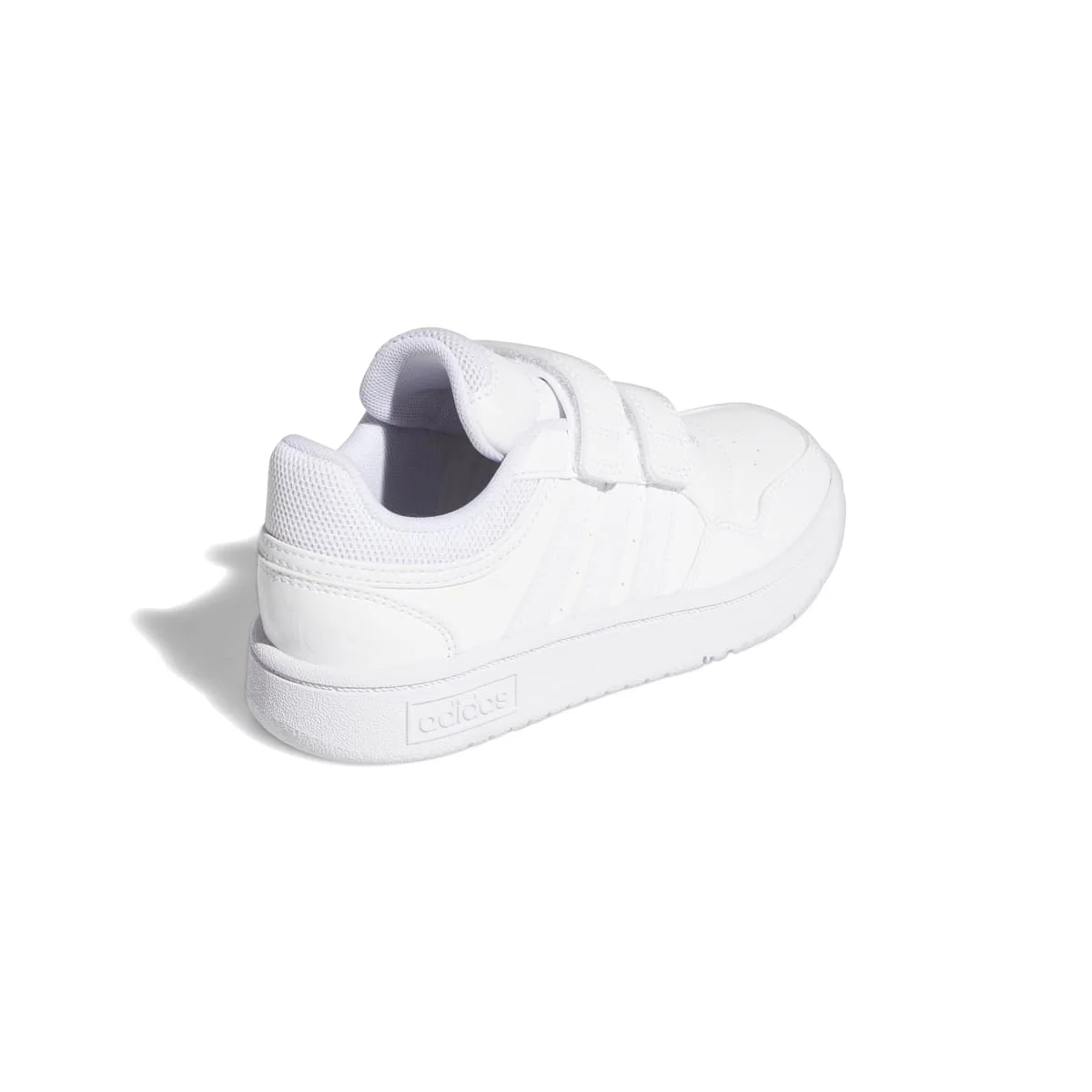 Sneakers bianche da bambina con doppio velcro adidas Hoops 3.0 CF C - Image 6
