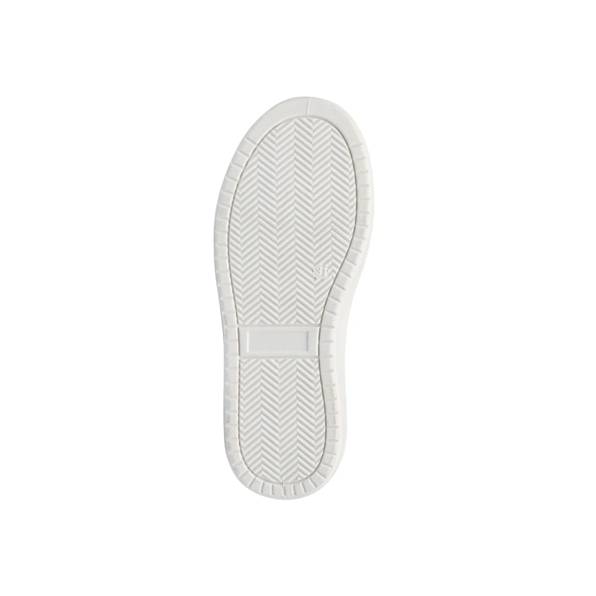 Sneakers bianche da bambina con glitter e borchiette 10 Baci - Image 5