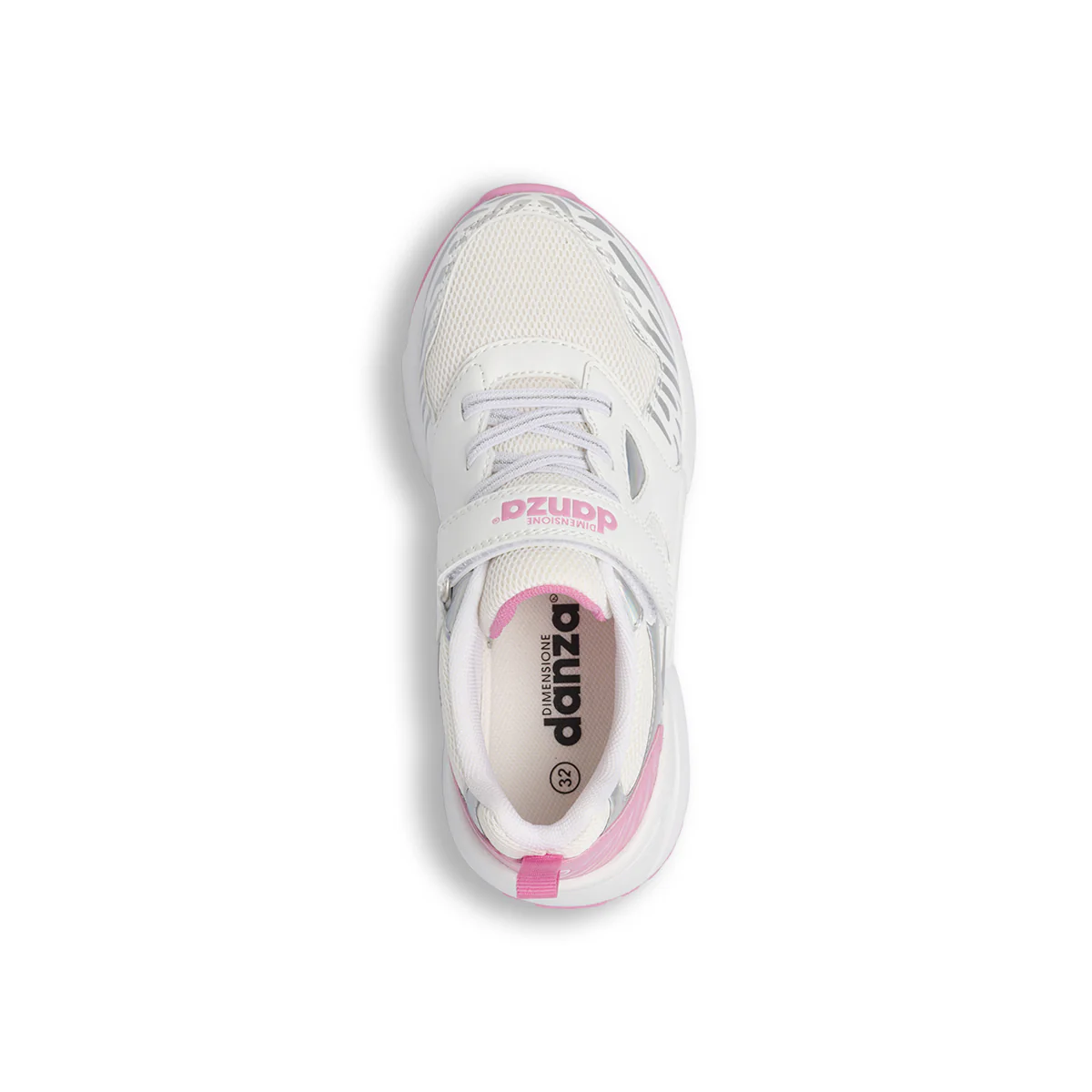 Sneakers bianche da Bambina con inserti animalier Dimensione Danza - Image 5