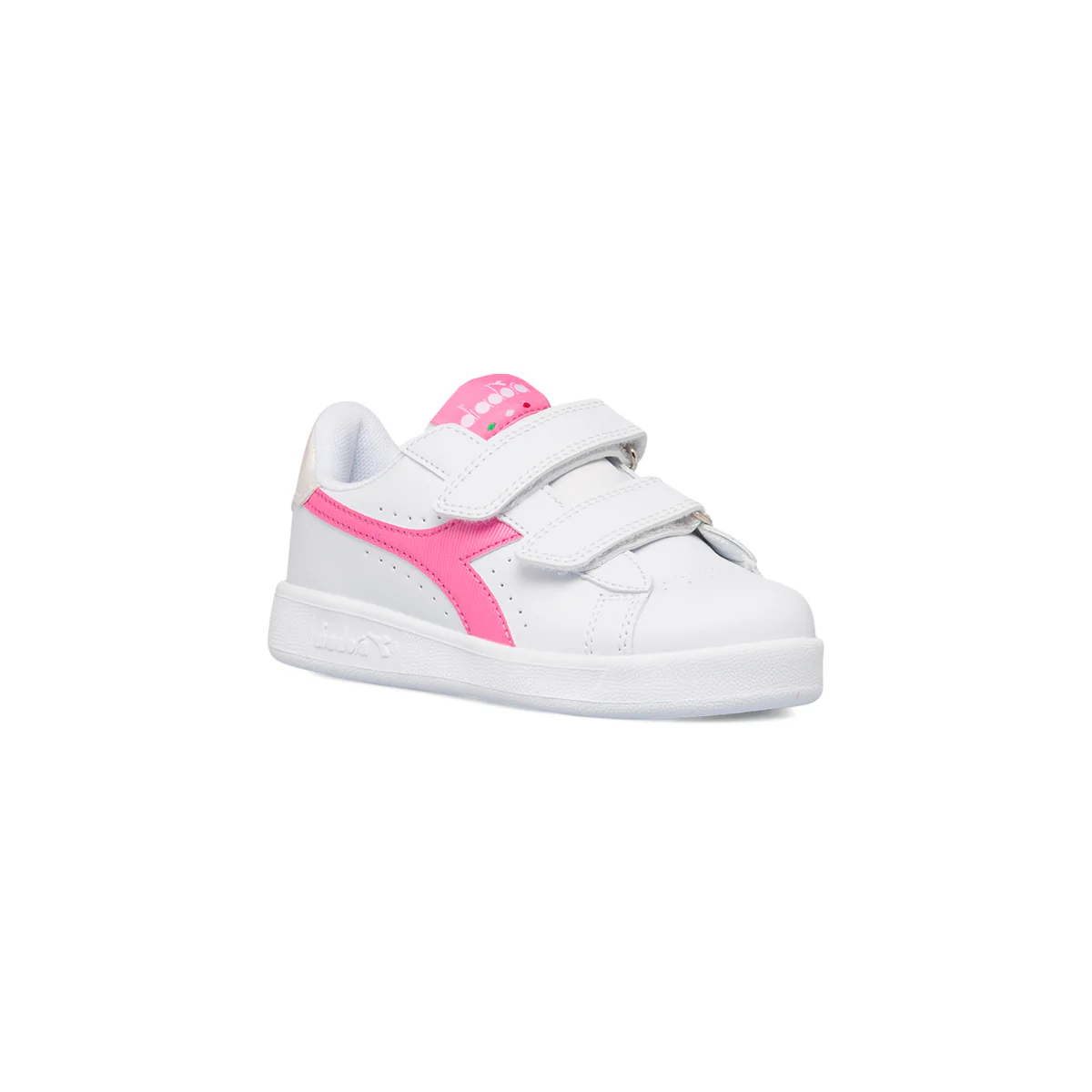 Sneakers bianche da bambina con logo a contrasto Diadora Game P Ace PS - Image 2