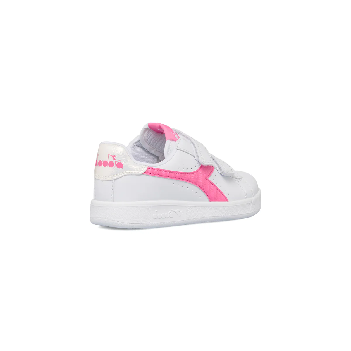 Sneakers bianche da bambina con logo a contrasto Diadora Game P Ace PS - Image 3