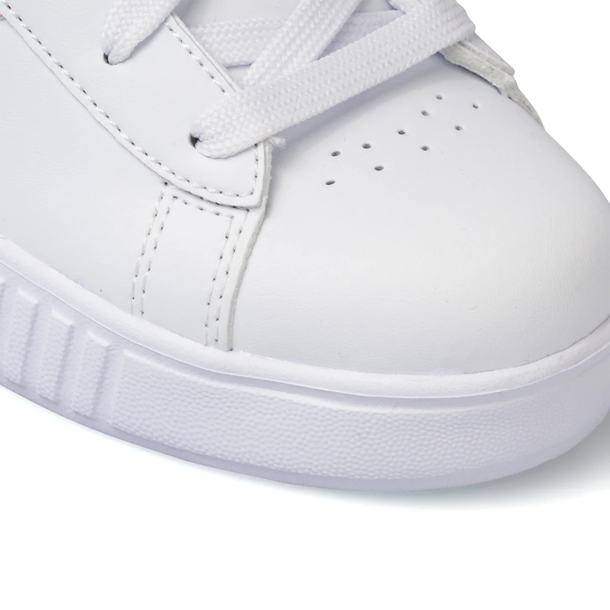 Sneakers bianche da bambina con logo arcobaleno Diadora Game Step Bloom PS - Image 5
