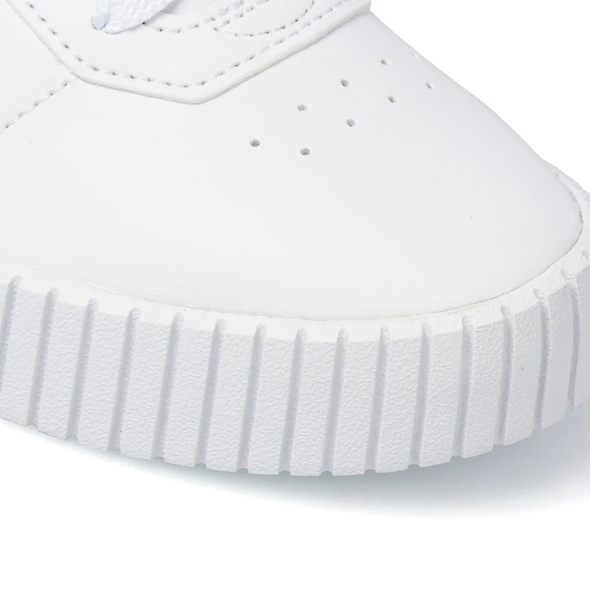 Sneakers bianche da bambina con logo olografico Puma Carina 2.0 Holo - Image 5