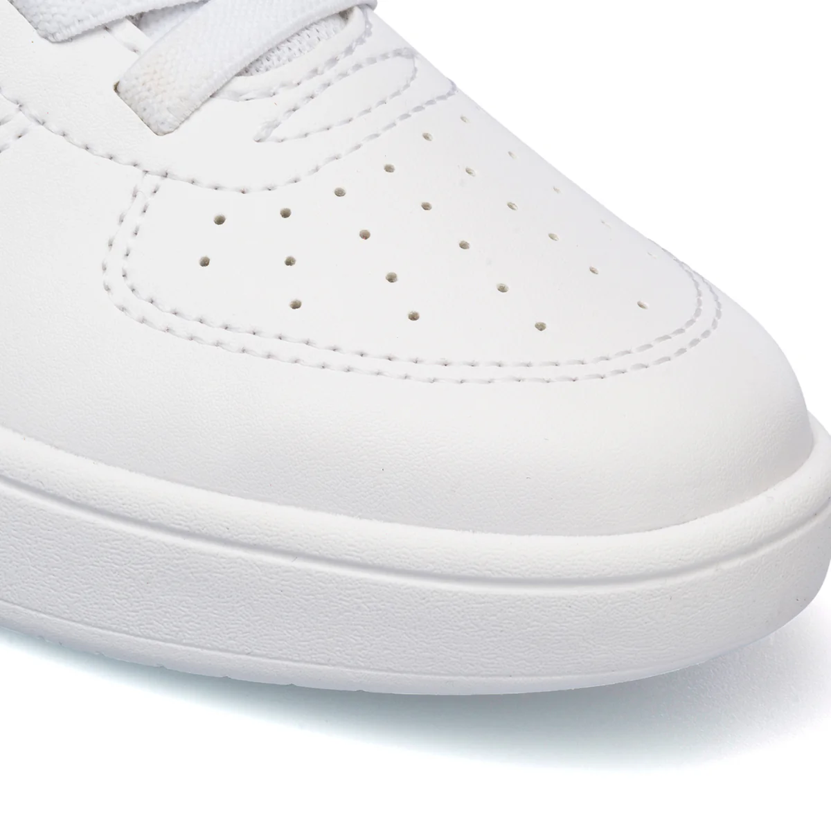 Sneakers bianche da bambina con striscia a contrasto Puma Rickie AC PS - Image 5